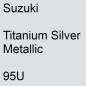 Preview: Suzuki, Titanium Silver Metallic, 95U.